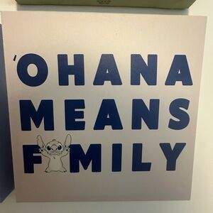 Ohana Means Family Wall Art
